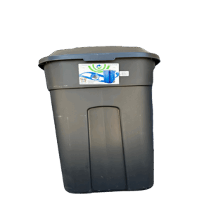 Bote De Basura Tacho Con Tapa Y Ruedas 135 L