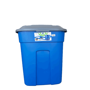 Bote De Basura Tacho Con Tapa Y Ruedas 135 L