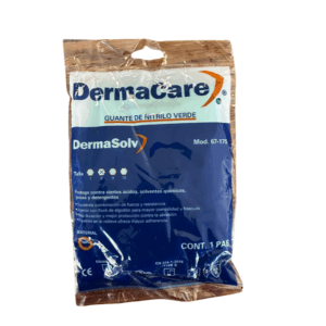 Guante de Nitrilo Verde Derma Care